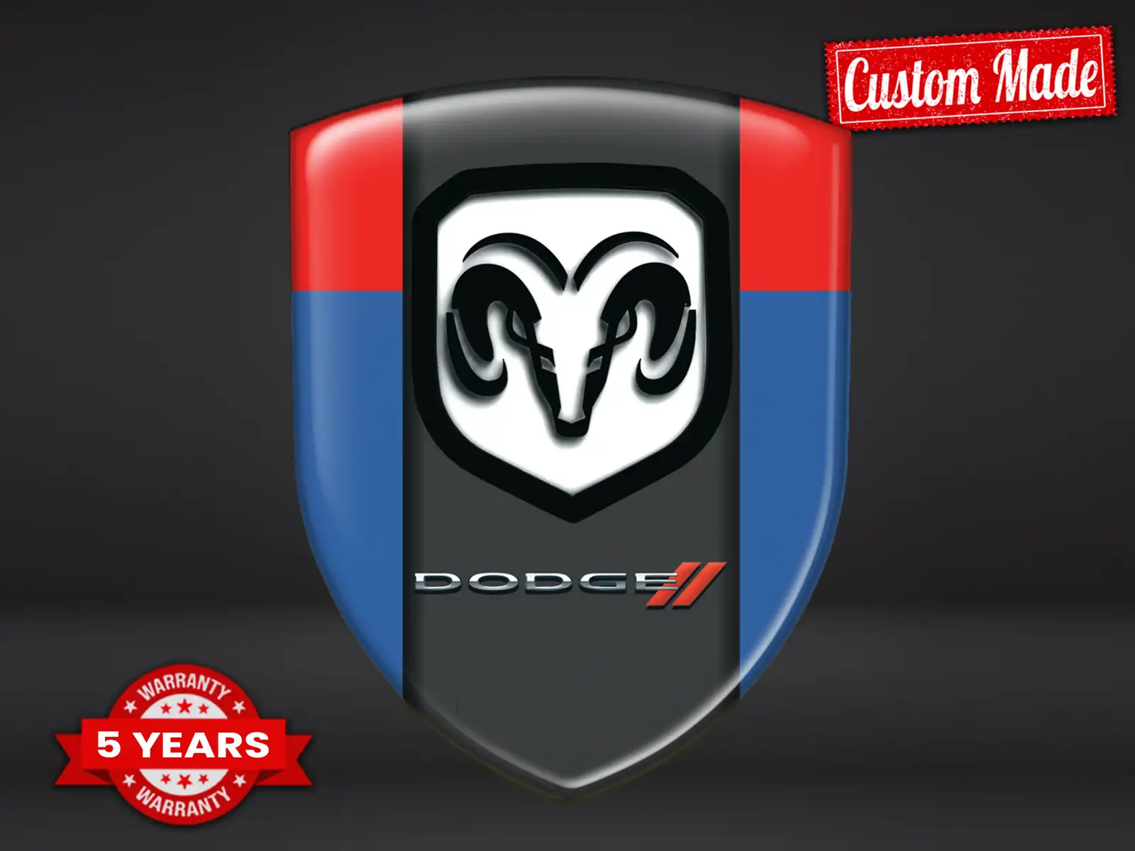 Dodge Stoßsticker Sportlich Racing Stern Auto